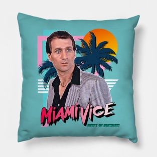 Retro Miami Vice 80s Ed O'Neill Tribute Pillow