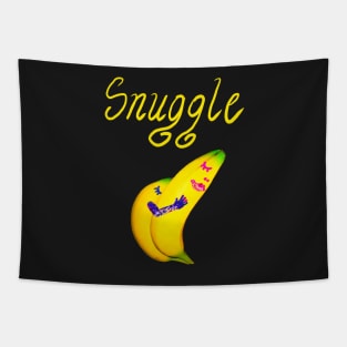 The Best Valentine’s Day Gift ideas 2022, Snuggle - bananas cuddling while sleeping, Valentine’s Day box idea, what to get a guy for valentines day Tapestry