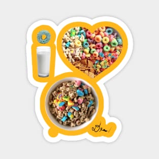 I LOVE CEREAL Magnet