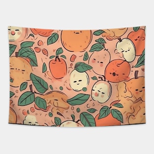 Mellow Bundle of Fruits Tapestry