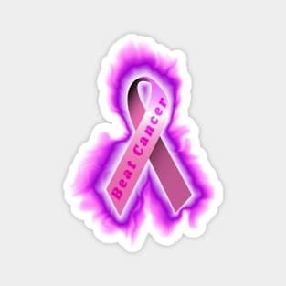 pink breast cancer ribbon Magnet