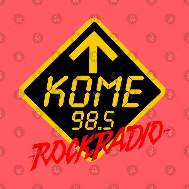 KOME 98.5 Rock Radio by RetroZest
