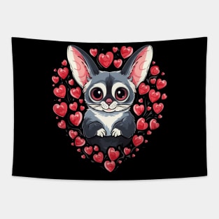 Sugar Glider Valentine Day Tapestry