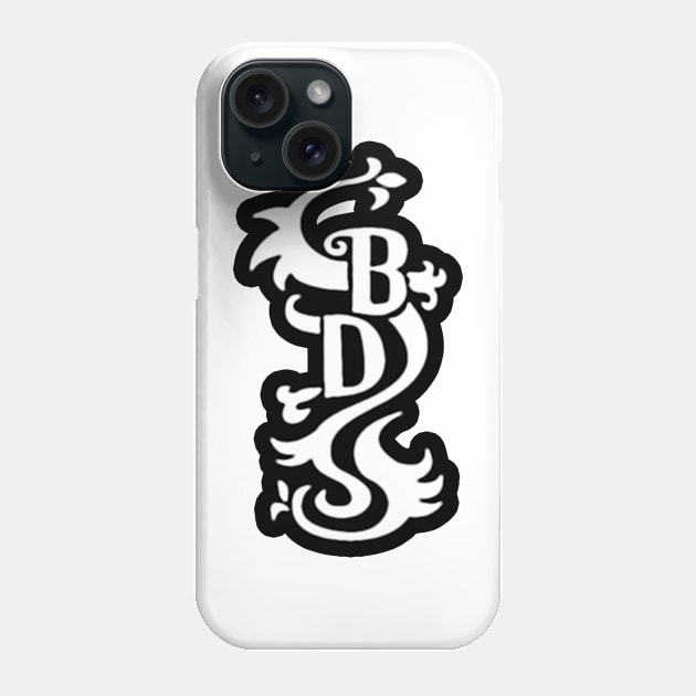 Black Dragon Phone Case by FaelynArt