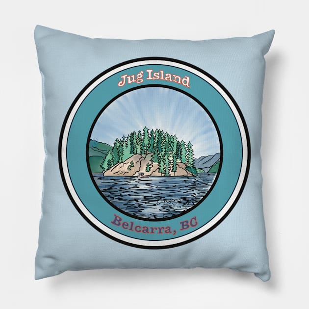 Jug island, BC Pillow by asiddesign