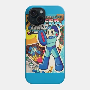 Mega Man Vintage Comic Cover Phone Case