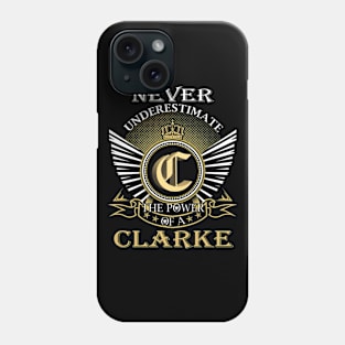 CLARKE Phone Case