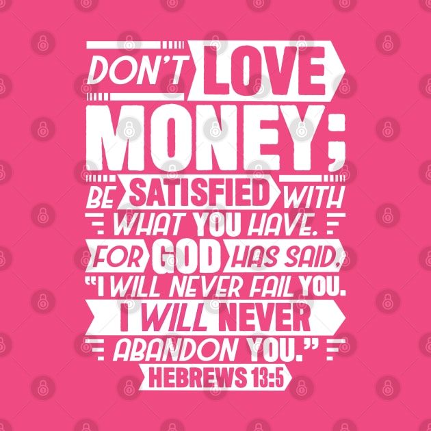 Hebrews 13:5 by Plushism