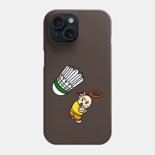 Aim for badminton smash Phone Case