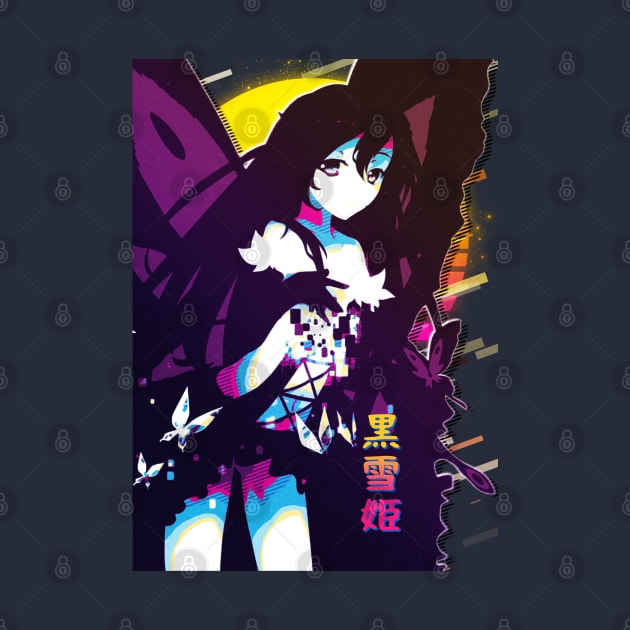 Kuroyukihime Accel World by 80sRetro