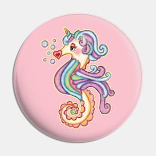 rainbow unicorn seahorse :) Pin