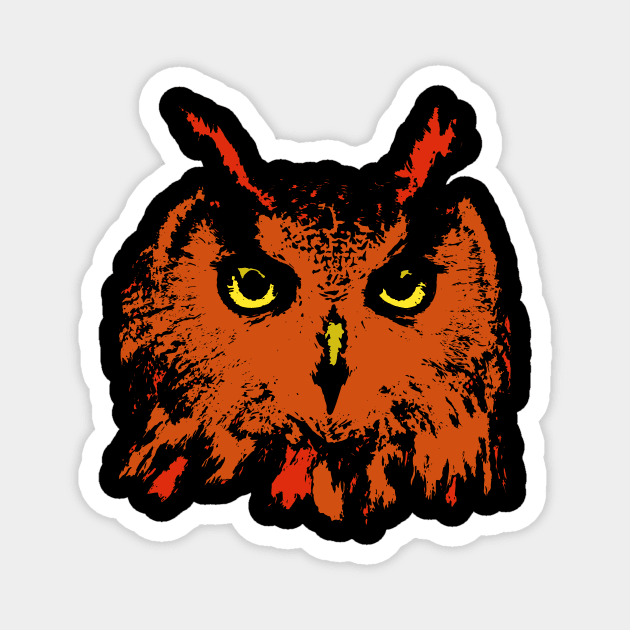 Owl Magnet by HelenDesigns