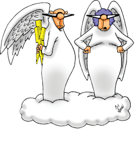 Funny Political Angel Cartoon Humor Magnet