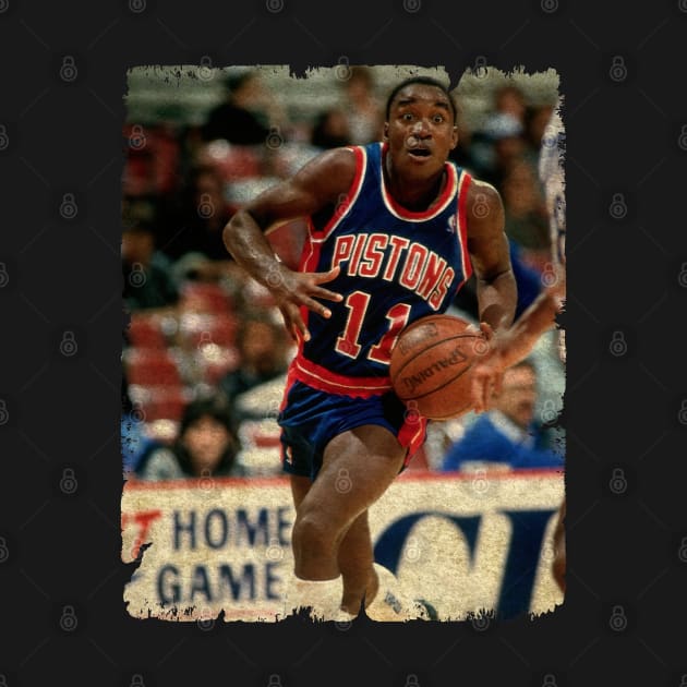 Isiah Thomas in Detroit Pistons by Wendyshopart