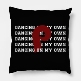 Retro Dancing on My Own Phillies World Series Pillow