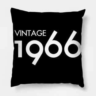 Vintage 1966 Gift 54th Birthday Party Pillow