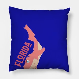 Florida (a funny map) Pillow