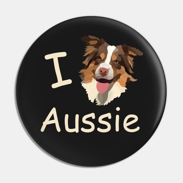I Love Aussie Pin by DavidDms
