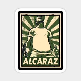 alcaraz tennis Magnet