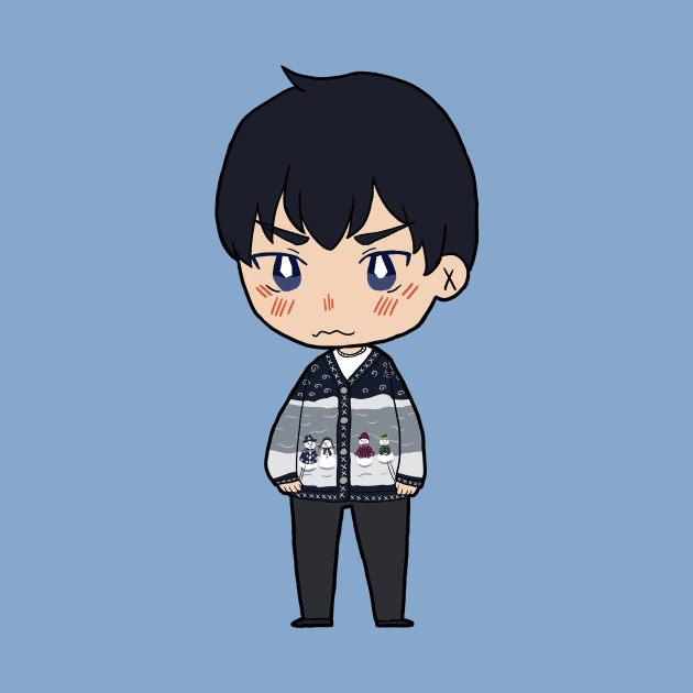 Ugly Christmas Sweater Kags by catscantdraw