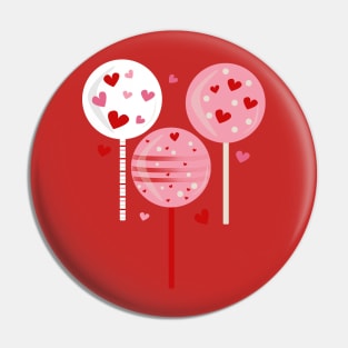 Valentines Lollipop Pin