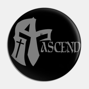 ASCEND Grey with Cross Pin