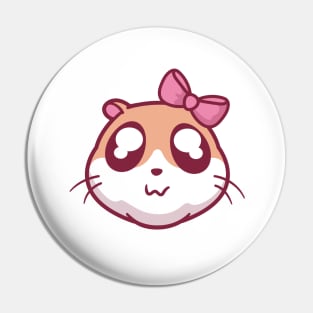 Sad Hamster Pin