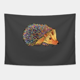 Rainbow Hedgehog-purple Tapestry