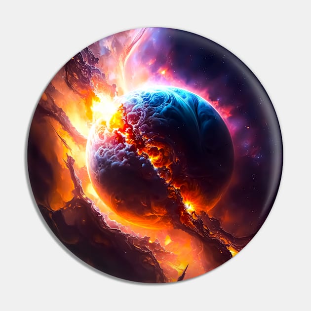 Birth of a Planet Pin by James Garcia