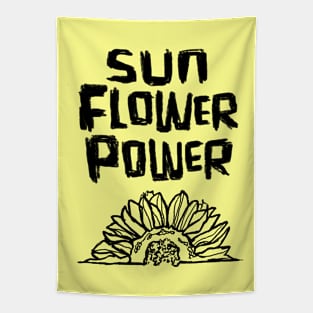 sunflower sun flower power Tapestry