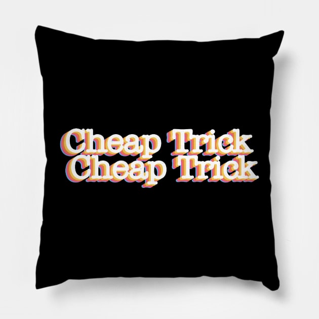 Cheap Trick Worn By Joan Jett Pillow by Angel arts