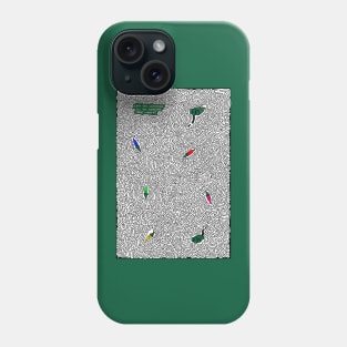 Christmas Lights Maze Phone Case