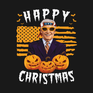 Funny Anti Joe Biden Happy Christmas T-Shirt