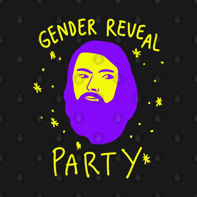 Gender Reveal Party Artsy Drawing by isstgeschichte