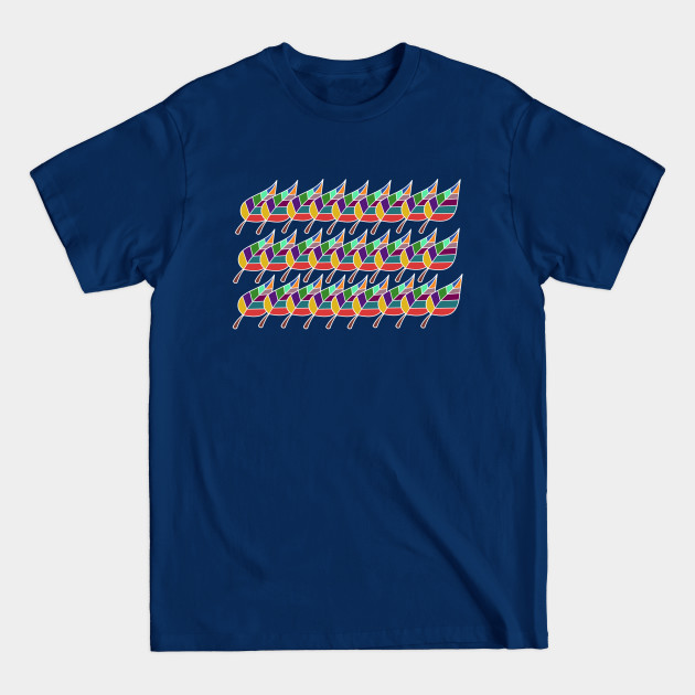 Disover Colorful Leaves Pattern - Colorful Leaves - T-Shirt