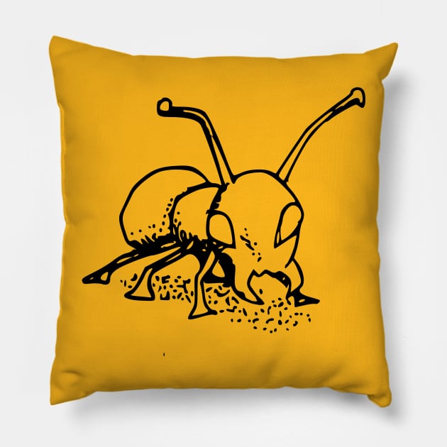 Ant 2 Pillow by bata