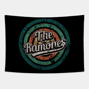 The Ramones // Retro Circle Crack Vintage Tapestry