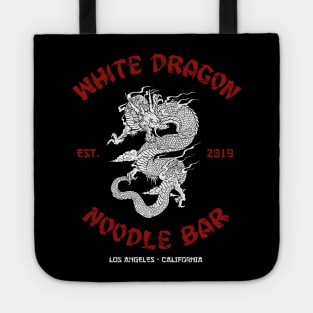 White dragon noodle bar Tote