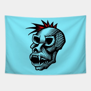 Skull Monkey Design Tapestry