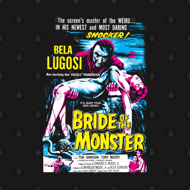 Bride Of The Monster poster by MarbitMonster