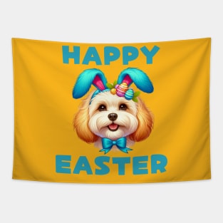 Maltipoo Easter Bunny Tapestry