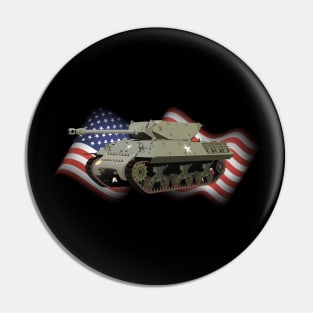 M10 Wolverine American WW2 Tank Destroyer Pin