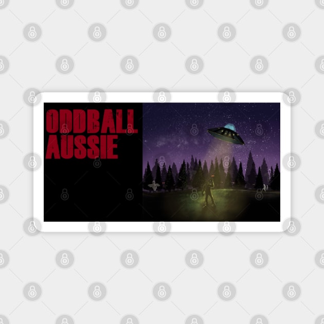 Alternate design - The Oddball Aussie Podcast Magnet by OzOddball