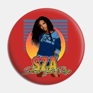 RETRO SZA //Solana Imani Rowe vintage style flyer Pin