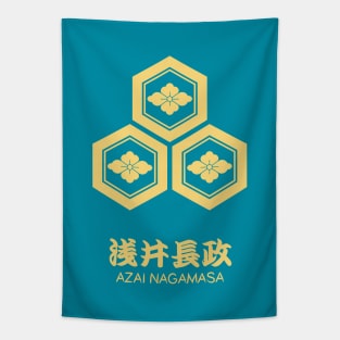 Azai Nagamasa Crest with Name Tapestry