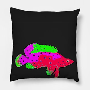 Leopard Grouper Fish Pillow