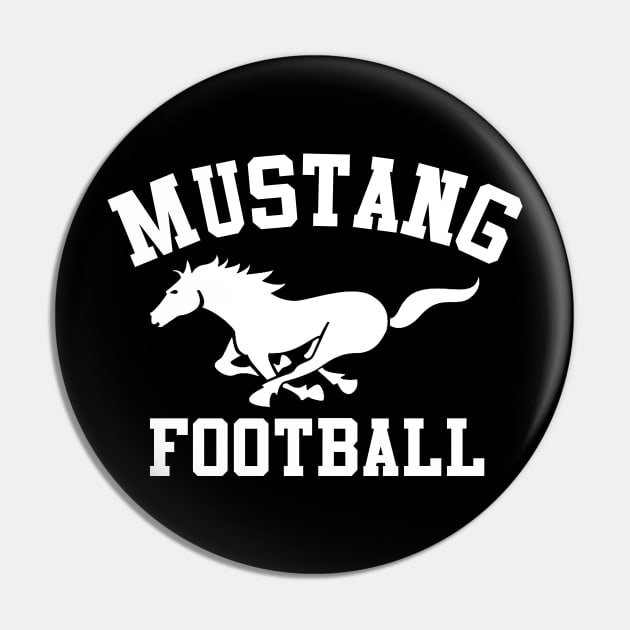 GG Mustangs WH Pin by PopCultureShirts