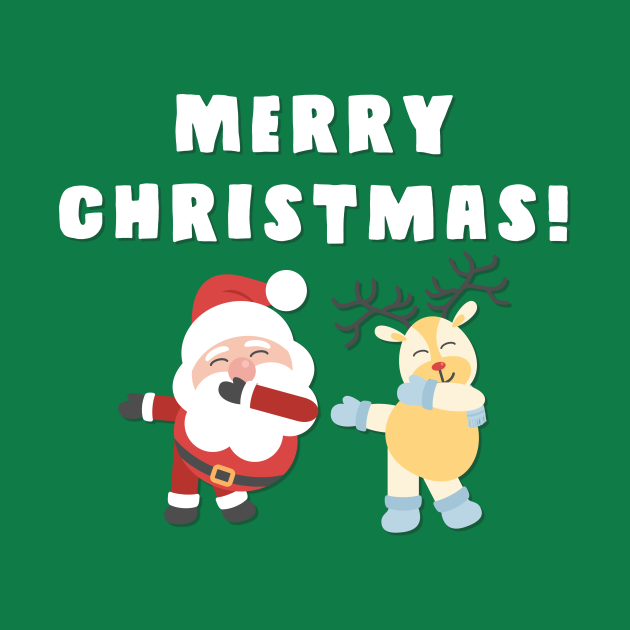 Discover Dabbing Santa and Rudolph - Dabbing Santa - T-Shirt
