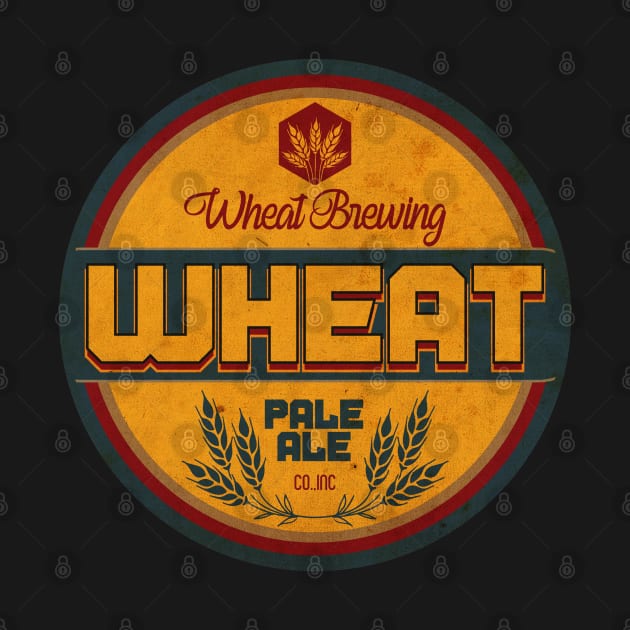 Wheat Vintage Beer by CTShirts