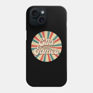 Circle Design Etta Proud Name Birthday 70s 80s 90s Styles Phone Case